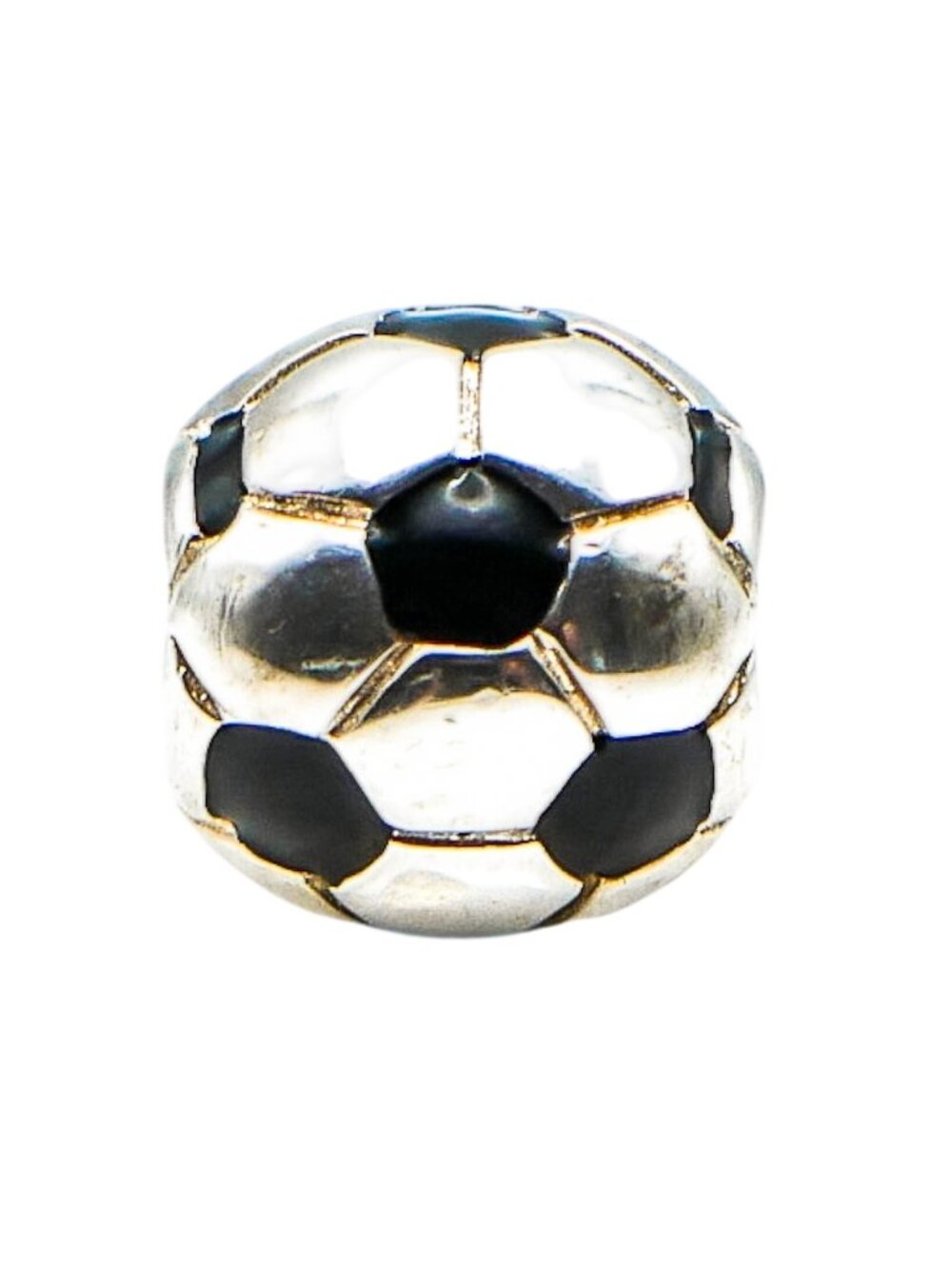Chamilia Soccer Ball Sterling Silver Sports Athlete Football Charm Bead